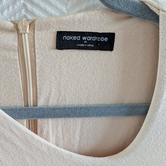 Naked wardrobe Butter It Up Jumpsuit cut-out catsuit Neutral size Medium - Picture 4 of 9